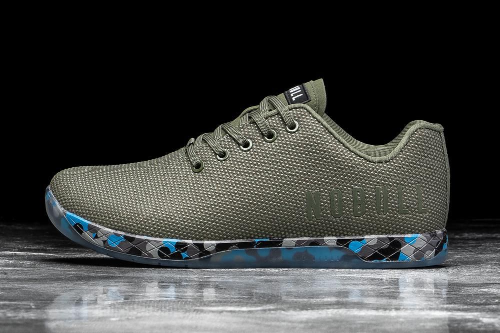 NOBULL Men's Radial Training Shoes - Army Green - Ireland (4807VBICQ)